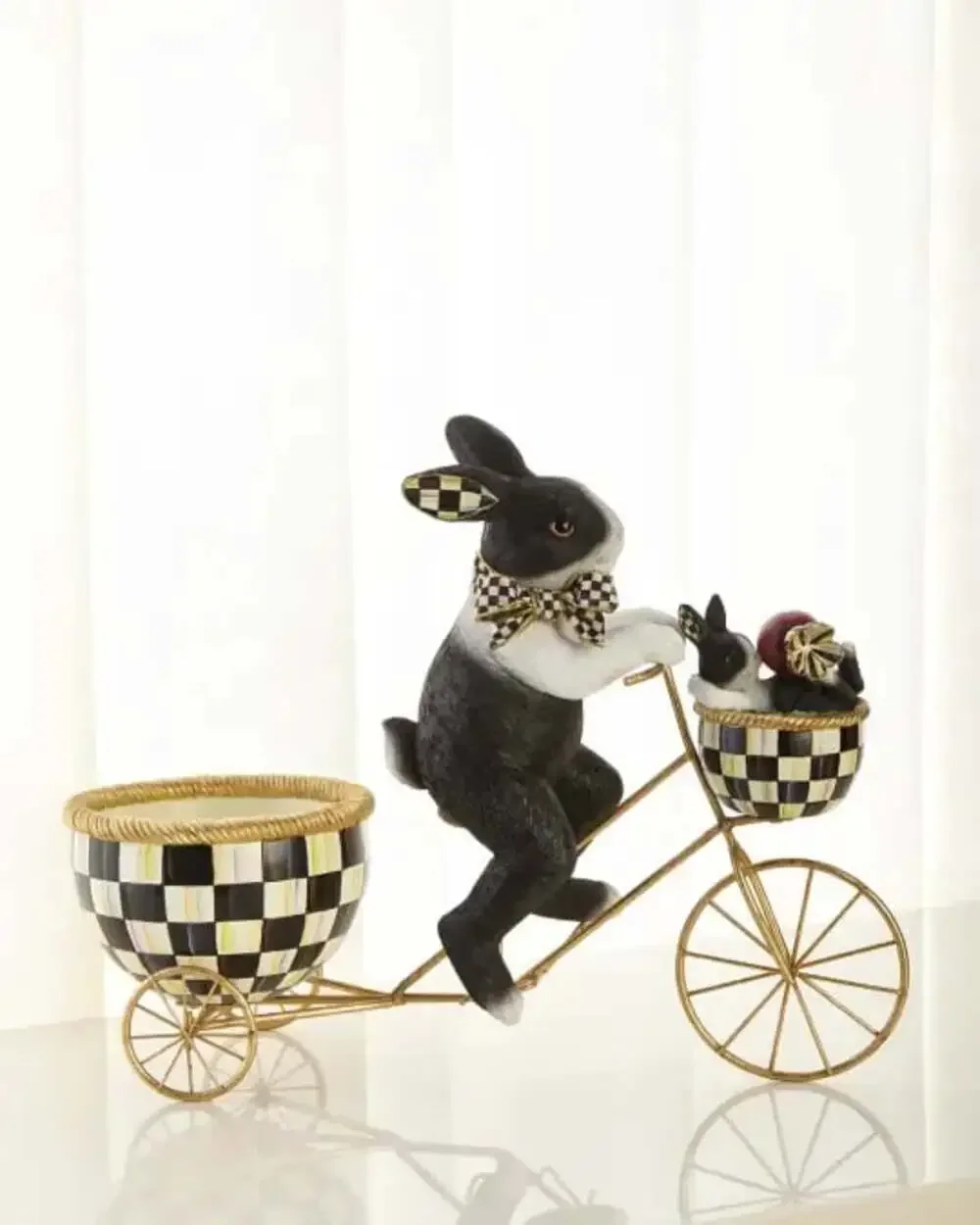 MacKenzie-Childs Pedaling Radish Rabbit - Picture 3 of 4
